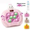 Stress Relief Toy Electronic Pop Quick Push Game Console Suitable for Adults and Childrens Toys Anti Stress Gift for Child Adult