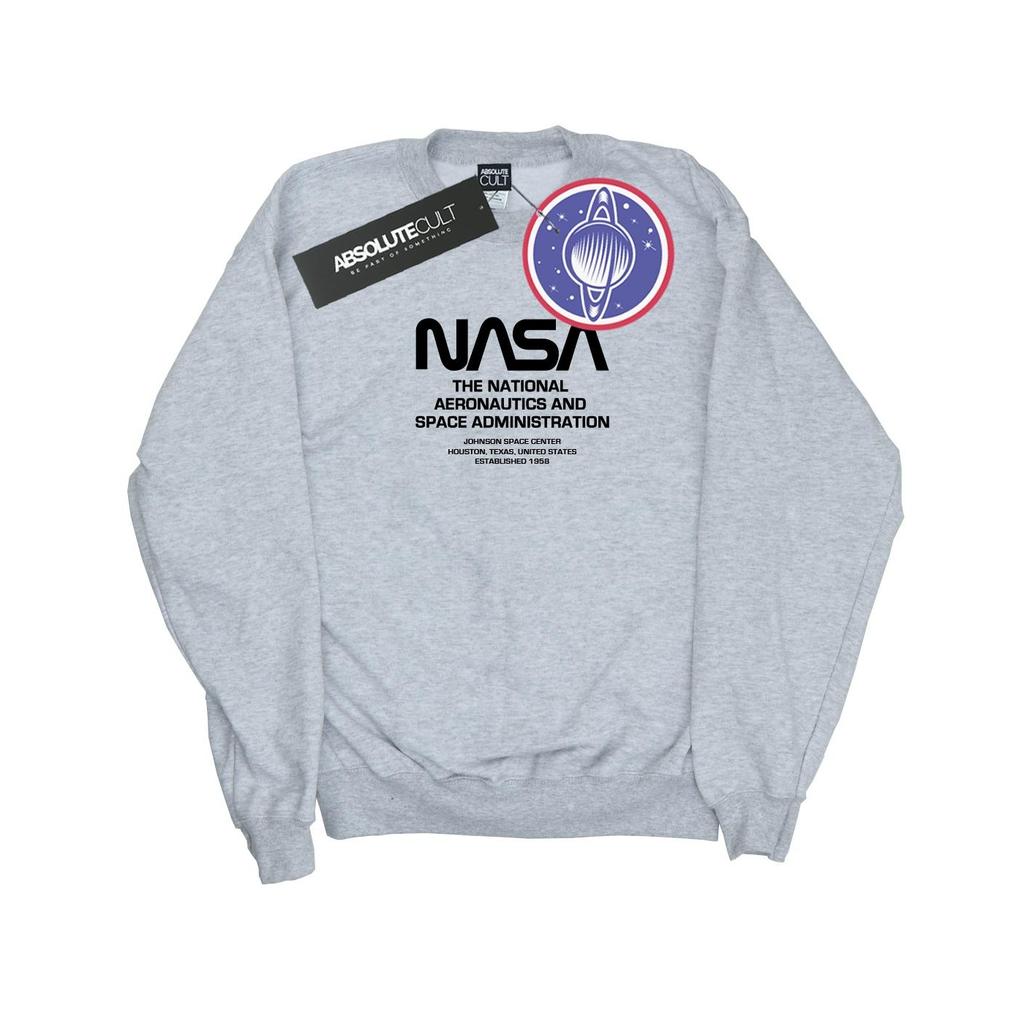 NASA Mens Worm Blurb Sweatshirt