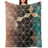 Ombre Dream Cubes Throw Blanket Luxury Throw For Baby Camping Custom Blankets