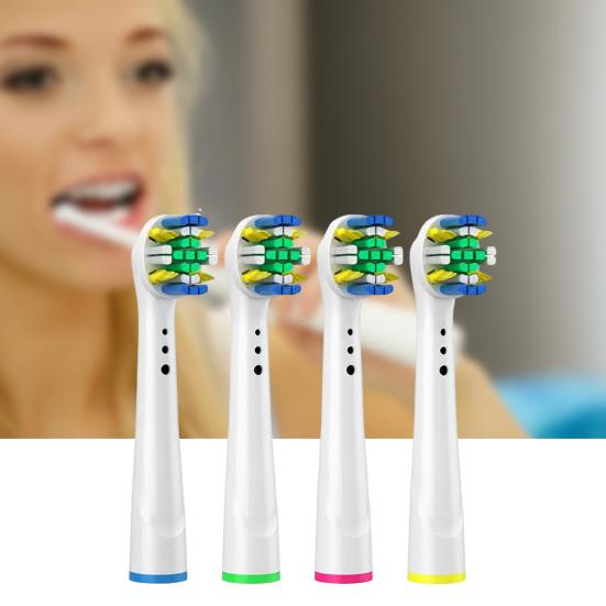 4 шт., головка зубной щетки, мягкая щетина, чувствительный уход за деснами, электрическая зубная щетка, сменная насадка для глубокой чистки