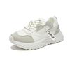 Mesh breathable dad shoes women's 2025 spring new single mesh little white shoes breathable thick-soled shoes