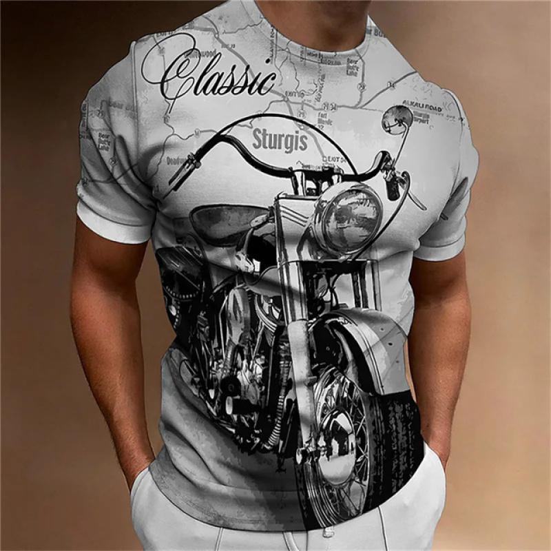 2023 Summer Trendy Men T-Shirt O-Neck Abstract Graphic Harajuku Short Sleeve 3D Print Casual Daily Tops Oversized Cheap Clothing