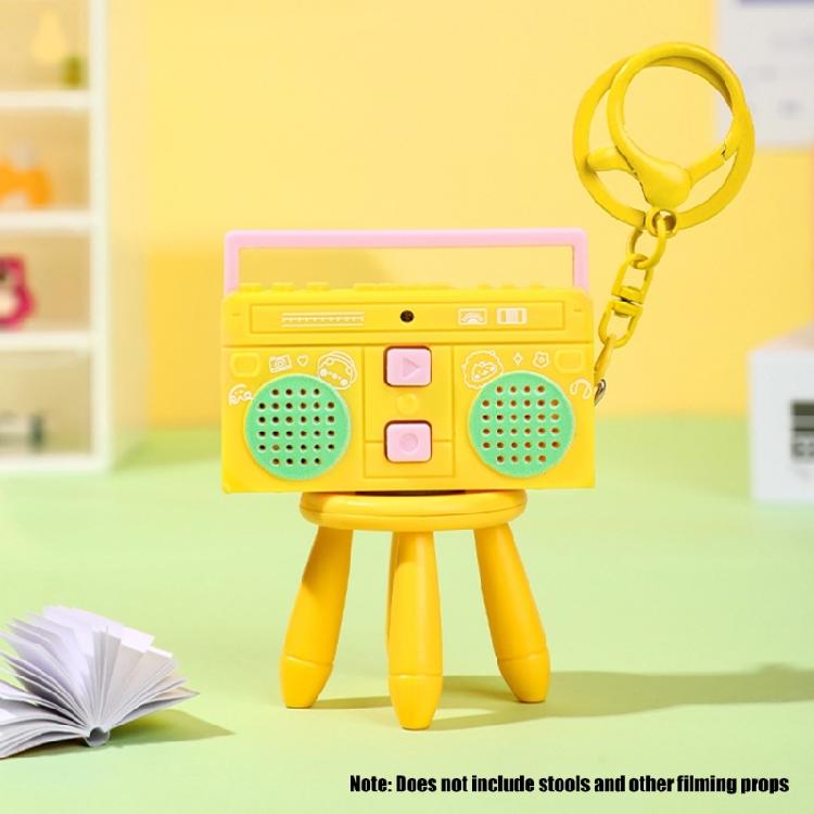 Мини-диктофон на брелоке Портативный дизайн Долговечность Пластик для повседневной записи Быстрая заметка в разных цветах