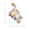 Accessories Knitting Tools Knitting Loop Crochet Peacock Shape Ring Sewing Accessories Yarn Guides