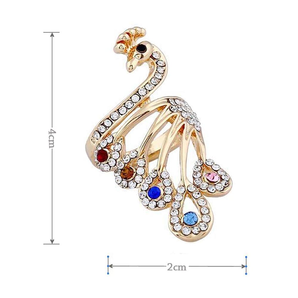Accessories Knitting Tools Knitting Loop Crochet Peacock Shape Ring Sewing Accessories Yarn Guides