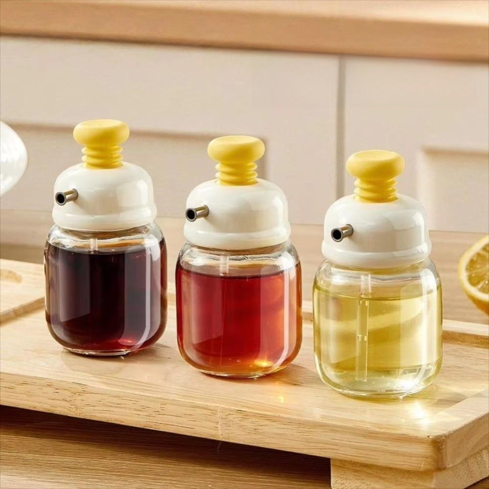 100ml Seasoning Bottle Quantify Seasoning Dispenser Kitchen Seasoning Glass Oil Bottle Soy Sauce