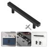 Aluminum Alloy Dressers Knob Kitchen Cabinet Door Handle Wardrobe Pulls Simple Drawer Knob Square Furniture Hardware