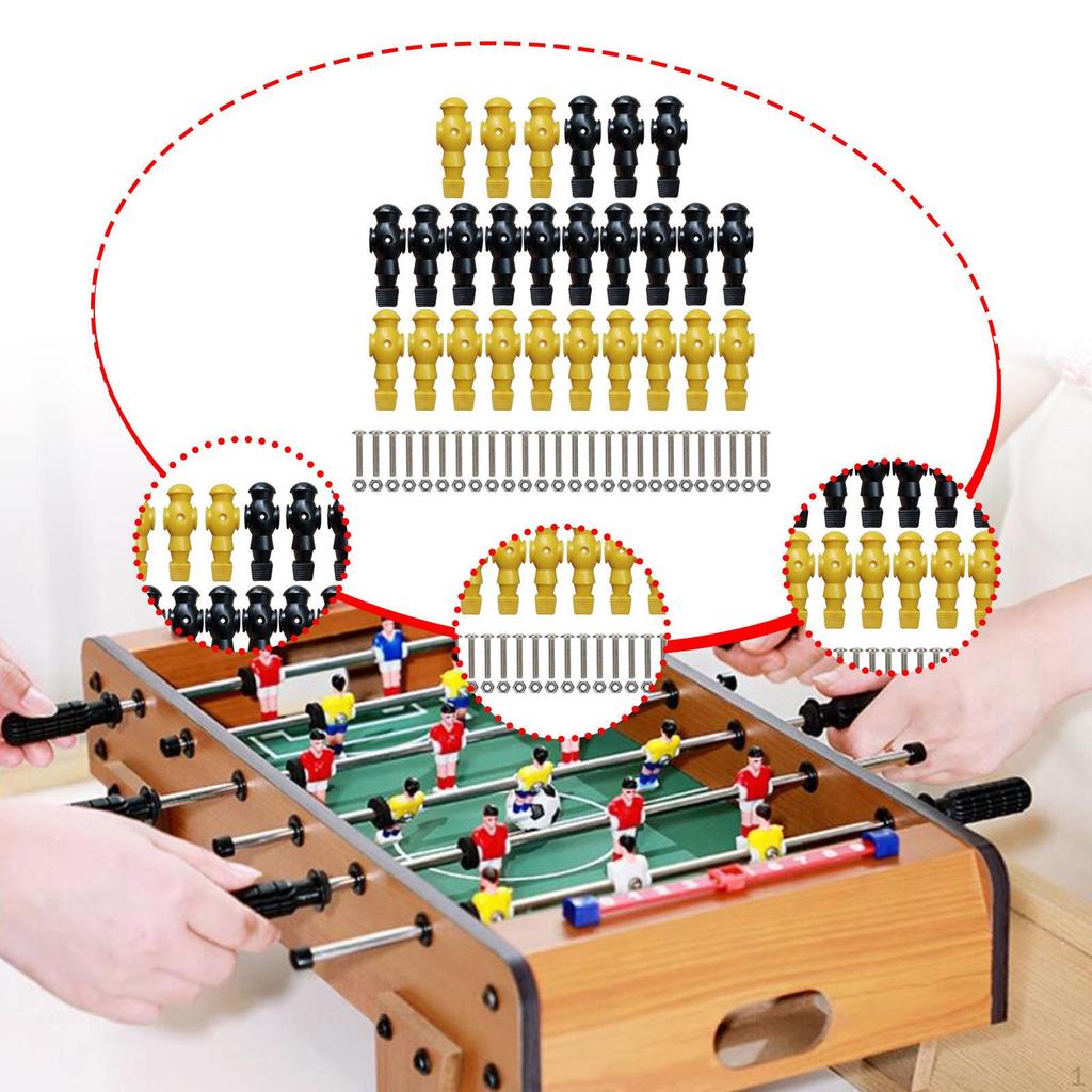 26 Count Table Soccer Player Figures for Foosball Game Parts