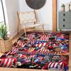 Atletico Madrid Customize Your Name Area Rug Design for Bedrooms Outdoor Balcony Playrooms Anti-slip Rug Decorate Offices Gift for Festivals
