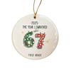 Acrylic Christmas Ornaments, Fun Number Tidbit Ornaments, Pendants