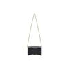 Balenciaga Hourglass Bag With Gold Chain And Internal Zipper Pocket In Calfskin Mini Women bags Black 656050-1QJ4M-1000