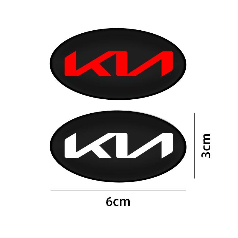 RXEC6 Декоративные наклейки для интерьера автомобиля Аксессуары Для Kia rio ceed sportage cerato soul Наклейка на центр руля автомобиля