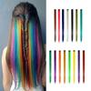 Color Hair Patch Hair Patch Multi-color Hanging Ear Dyed Wig Female Highlights Straight Hair Patch