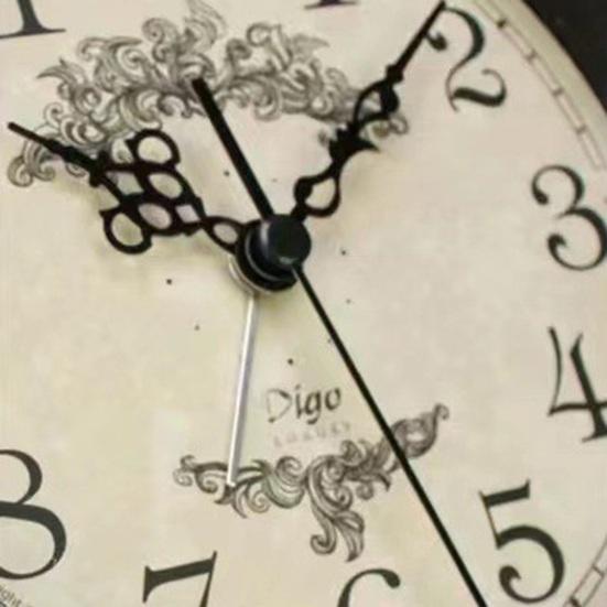 Винтажный металлический аналоговый будильник с большим дисплеем, бесшумный, работающий от батарейки, ретро-настольные кварцевые часы для спальни, подарок на день рождения для детей и студентов