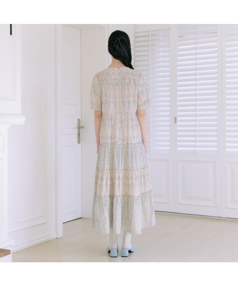 THURSDAY ISLAND Flower Border Dress_T264Mop219W