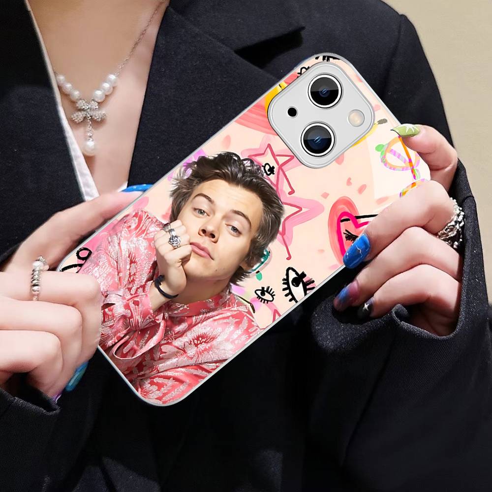 H-Harrys Музыкальные стили Для IPhone 14 13 12 Mini 11 Pro XS Max X XR 14 Plus Закаленное стекло Чехол