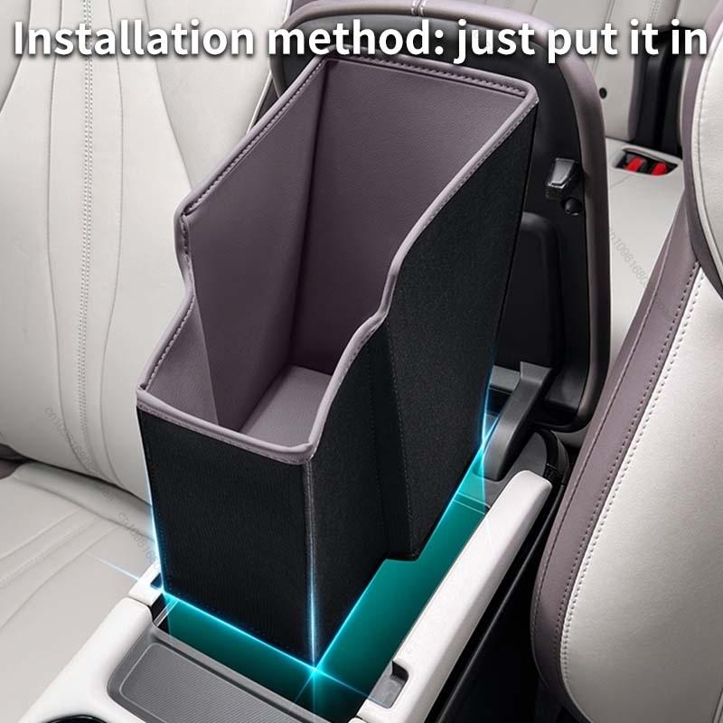 Для BYD Song Plus Dmi Ev Seal U -2025 Органайзер для хранения в центральной консоли Подлокотник Контейнер Защитный коврик от царапин износостойкий
