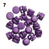 Double Holes Sportswear Accessories Toggle Clip Cord Lock Bean Apparel Shoelace Plastic Stopper