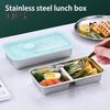 Ланч-бокс с двумя отделениями Контейнеры для закусок Многоразовые контейнеры для приправ с крышками для закусок Соусы Дипы Кемпинг Путешествия