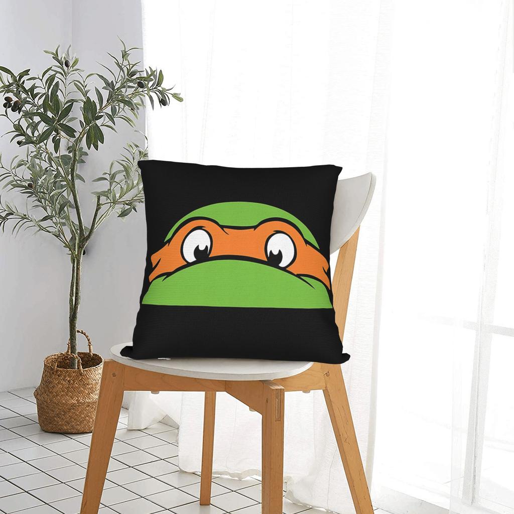 Подушки с принтом T-Teenage M-Mutant Ninja Turtles Винтажные наволочки для гостиной дивана Уютные чехлы на подушки