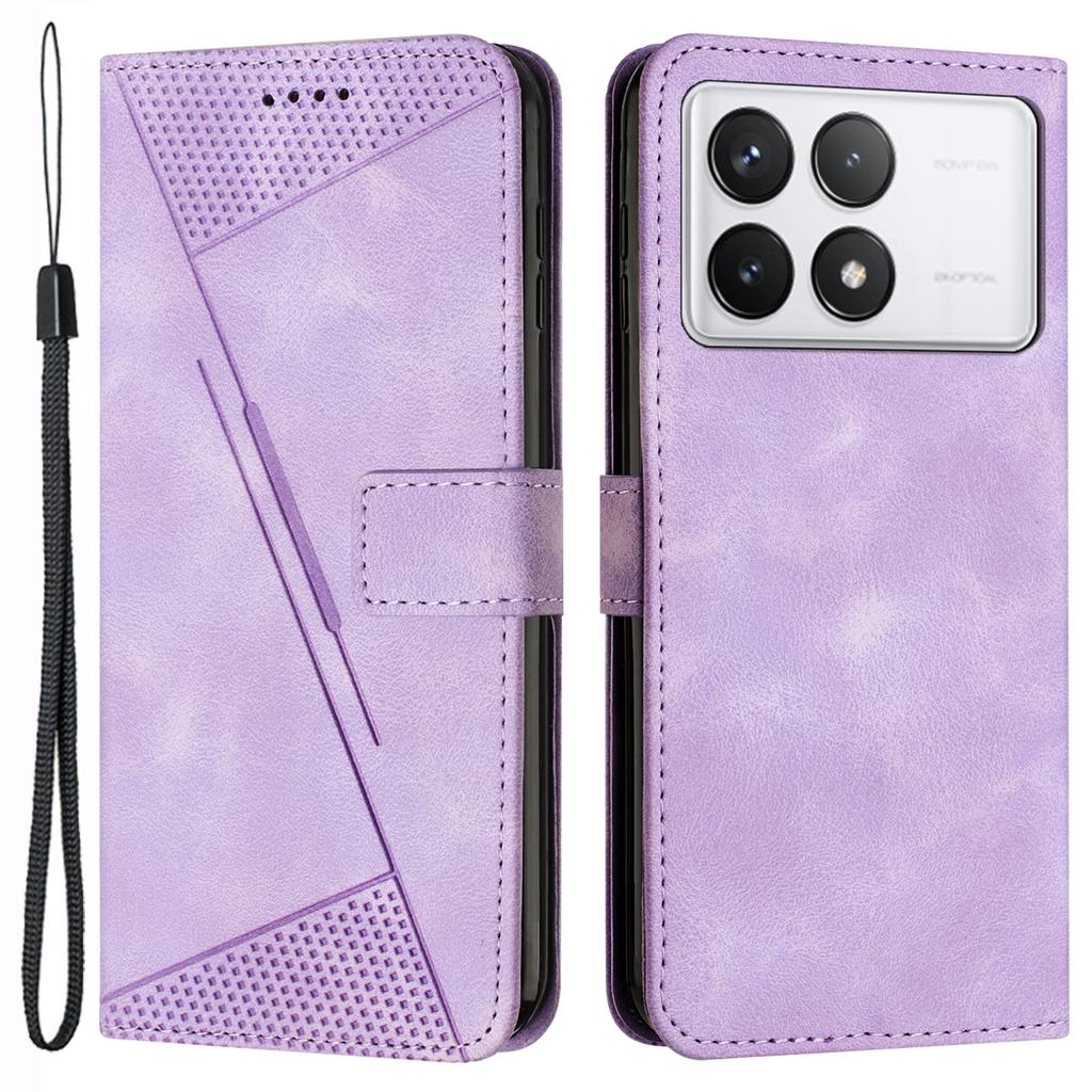 Для Xiaomi Poco F6 Pro 5G/Redmi K70 5G/K70 Pro 5G Чехол Противоударный Кожаный Чехол для Телефона Подставка Панель Кошелек