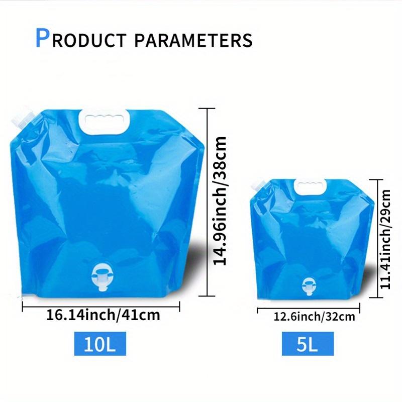 5/10л сумка для воды для кемпинга портативное складное ведро большой контейнер для воды для путешествий на открытом воздухе с краном складная сумка для воды
