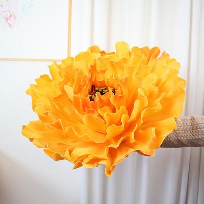 Новый 40 см ПЭ Искусственный Пион Гигантский Пенопластовый Имитация Цветка Пиона Фото Реквизит Настенное Украшение Искусственные Цветы Сценический Фон