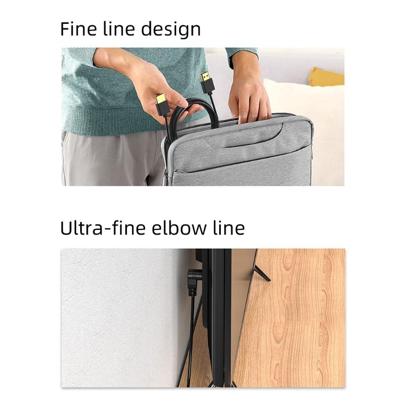 Silvery 4K HDMI2.0 Cable Supports 60Hz 18Gbps with Ethernet for TV Projectors Gaming Consoles