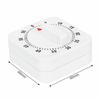 Kitchen Tools 60 Minutes Kitchen Timer Mechanical Timer Cooking Tools Countdown Alarm Reminder White Square