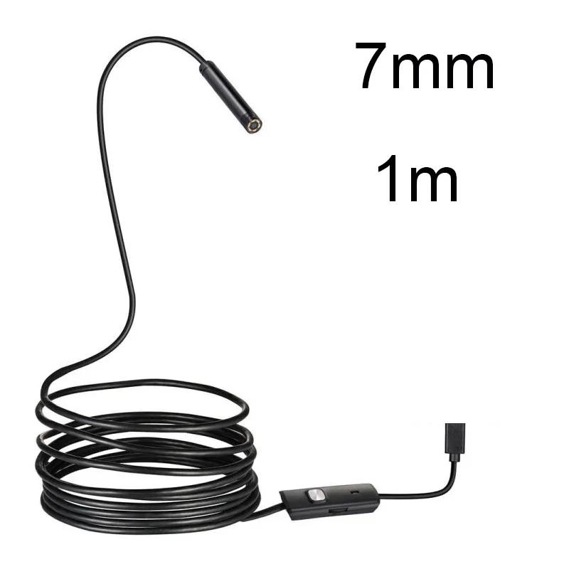 3-в-1 Android Эндоскоп 5.5-7мм USB/Micro USB/Бороскоп Инспекционная Камера Водонепроницаемая для Смартфона Эндоскоп Камера