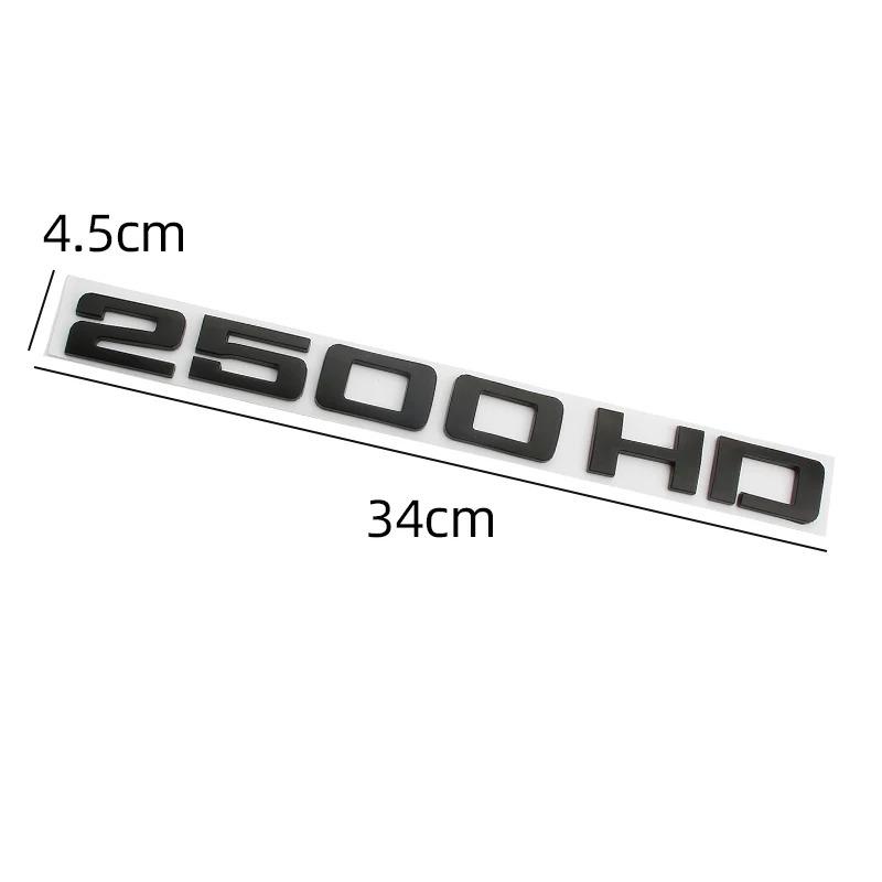 Chrome Black 2500 HD Decals Sticker For Chevrolet GMC Silverado 2500HD Sierra Yukon Car Trunk Letters Badge Emblem Stickers