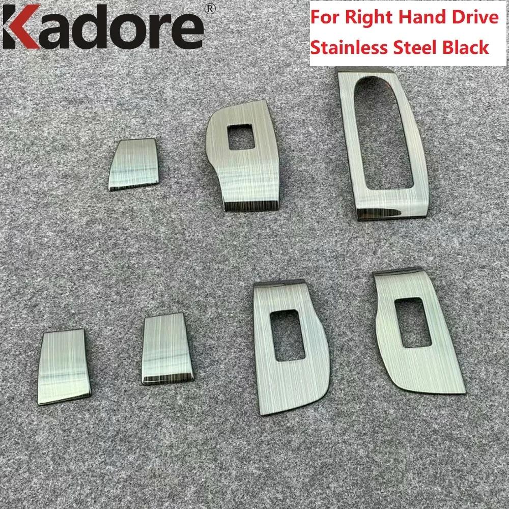 Car Inner Door Window Lift Switch Button Panel Cover Trim For Mazda CX30 CX-30 - 2024 Carbon Fiber Interior Accessories
