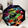Happy smiling Cartoon Characters Umbrella 8-Frame for Travel, camping, Casual Lightweight Portable Umbrella, Essential for every family Holidays Gift