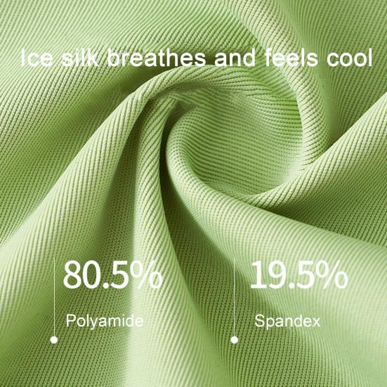 Men Panties Summer Loose Cool Boxers Soft Breathable Fabric Elastic Waistband Quick-Drying Solid