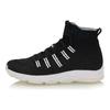 Li-Ning Unbounded цельные дышащие высокие спортивные туфли женские кроссовки черные AFJP036-2