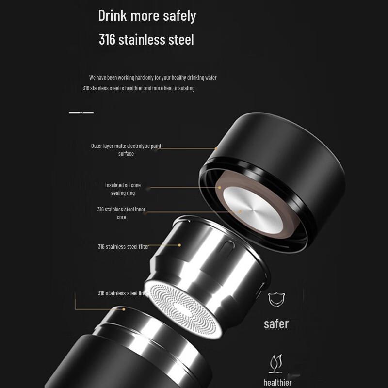 Fuguang 304 Stainless Steel Portable Thermos Tea Mug with Filter