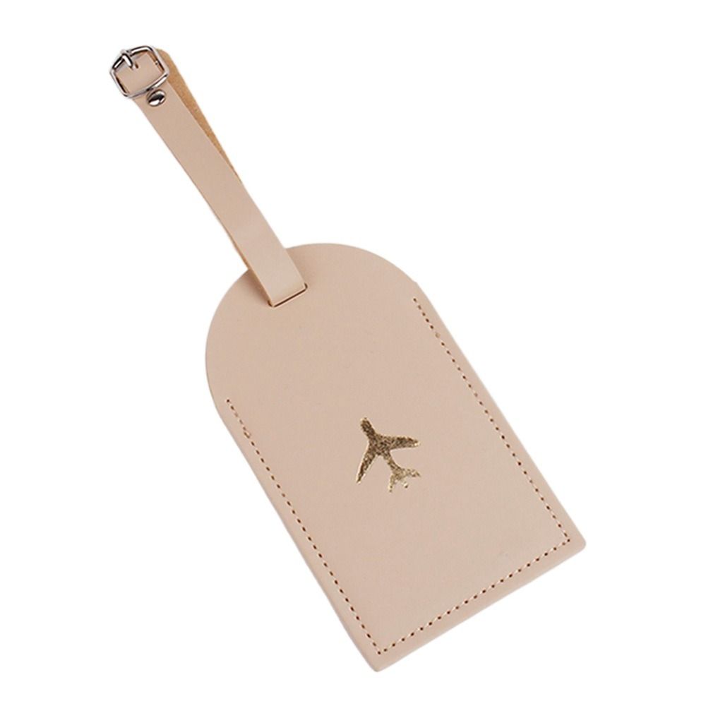 Colorful PU Luggage Tag Boarding Pass Information Card Portable Baggage Name Tags Women