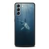 Чехол для телефона 'Плавающий китовый акула в океане' для Samsung Galaxy S25 S24 S23 S22 Ultra S20 S21 FE 5G S10 S9 Plus S10E Мягкая крышка из ТПУ