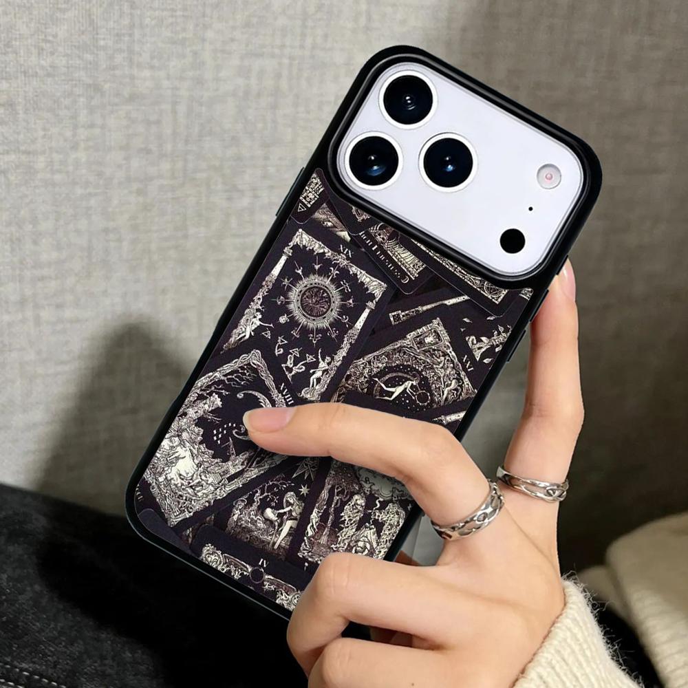 Чехол Case для iPhone 17 Air 16 Pro Max 15 Plus 11 13 Mini 14 12 Задняя крышка телефона Ведьма Эстетика Искусство