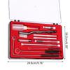 23Pcs Paint Spray Guns Cleaning Maintenance Brush Kit Cleaner Mini Brushes and Needles for Airbrush Nozzles Repair Tool