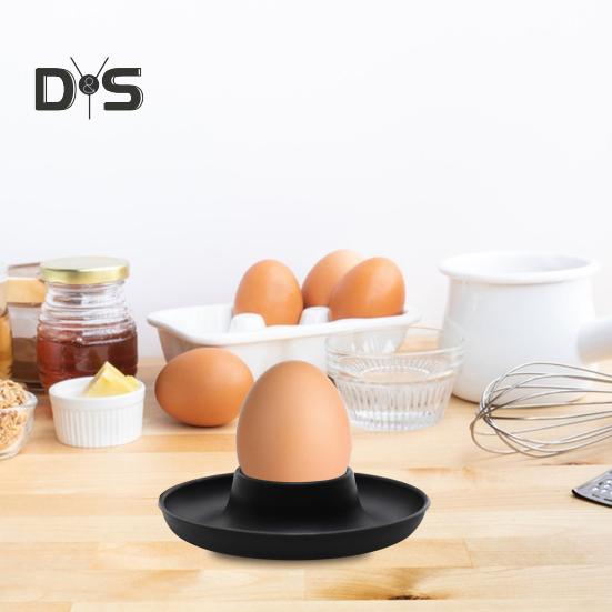 Набор держателей для яиц, небьющийся лоток для яиц, не содержащий бисфенол-А, современный держатель для яиц с защитой от переполнения и подставкой для ложек, компаньон для завтрака на кемпинге или пикнике