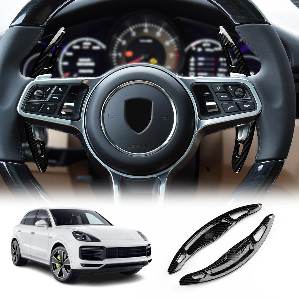 Car Steering Wheel Shift Paddle Shifter Extend Shifter Sticker For Porsche Panamera Macan 718 911 918 Spyder Cayenne Car Styling