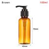 1pc Useful Shampoo Shower Gel Plastic Bottling Shower Gel  Bottles Liquid Pump Container