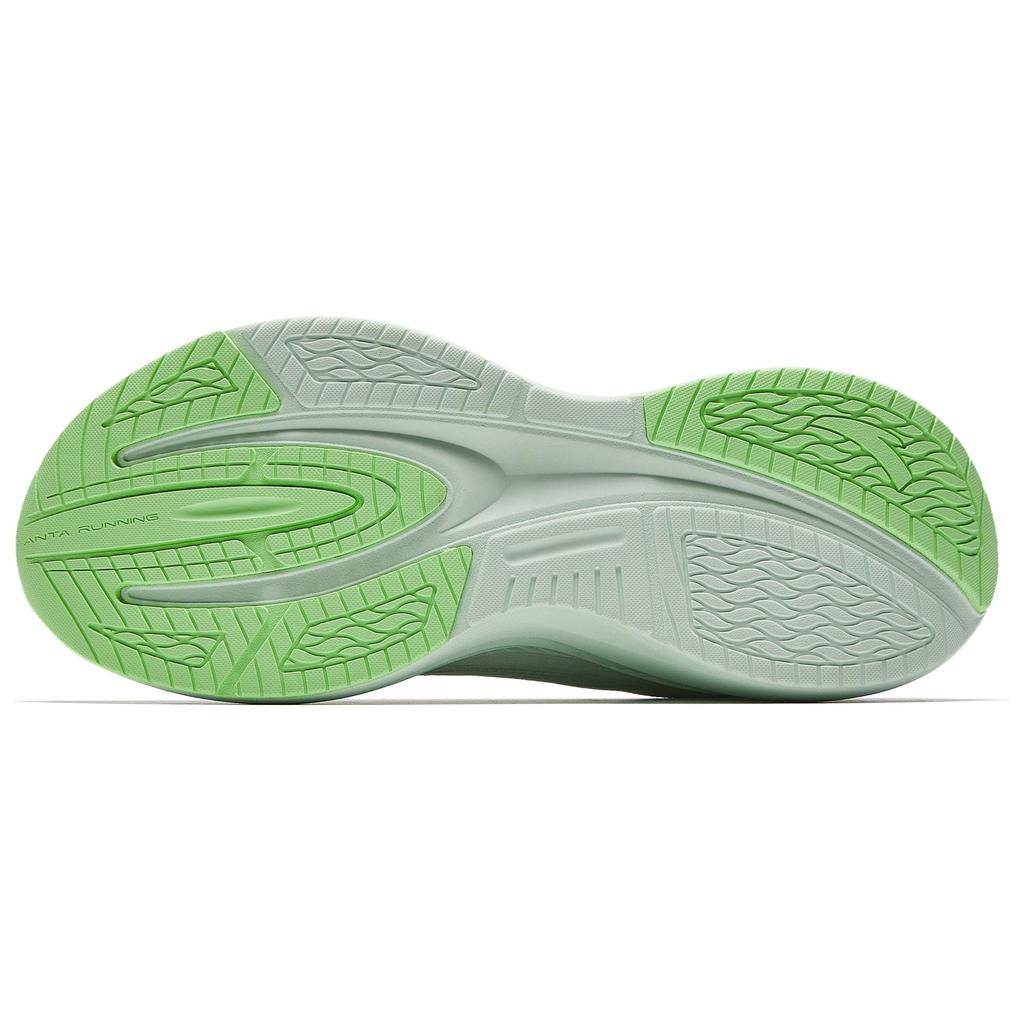 Anta Кроссовки Leaf 6 Fashion Comfortable Rebound Increased Height Lightweight Breathable Low-Top Casual Running Shoes Women sneakers White Green 922515517-5