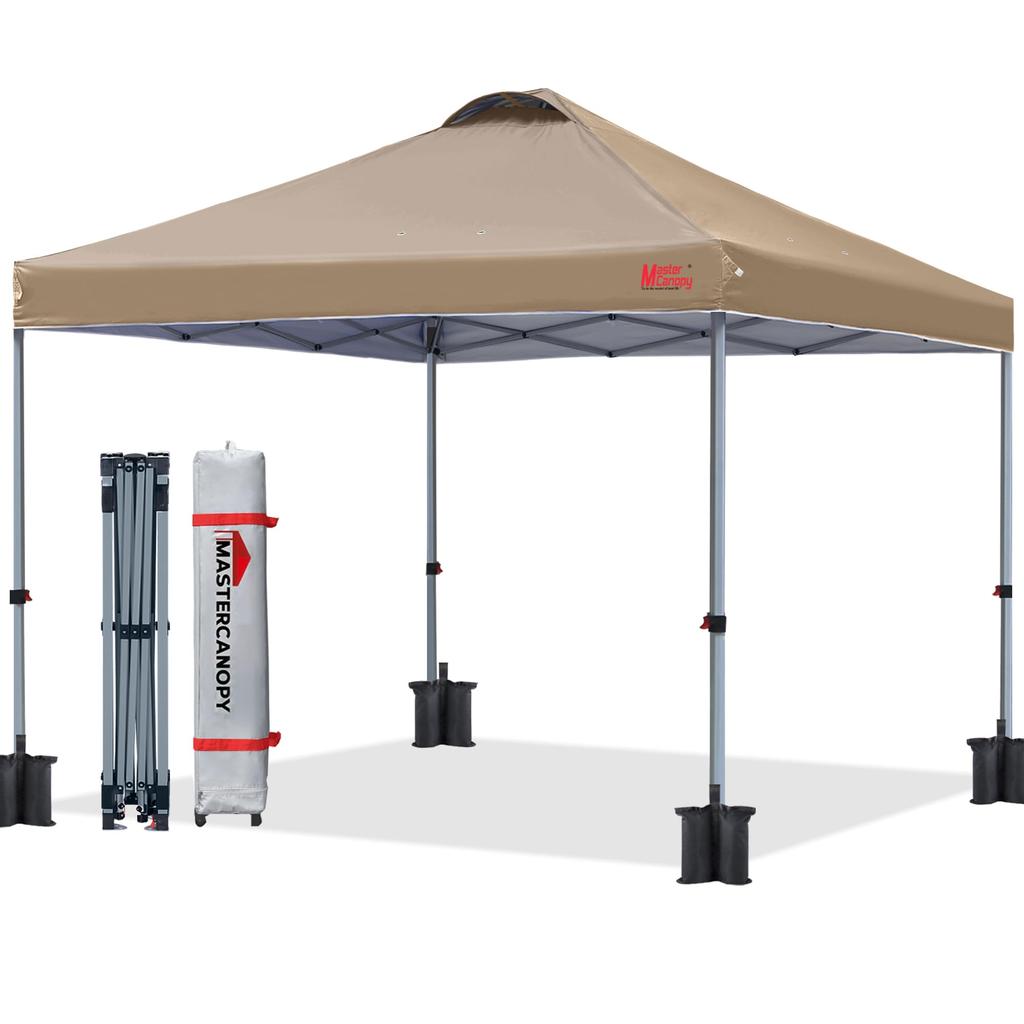 MASTERCANOPY One-Touch Tarp Tent 2M2.5M3M 3-уровневая регулировка Стальной каркас Вентиляция Водонепроницаемость Защита от УФ-излучения Солнцезащитный козырек Коммерческий