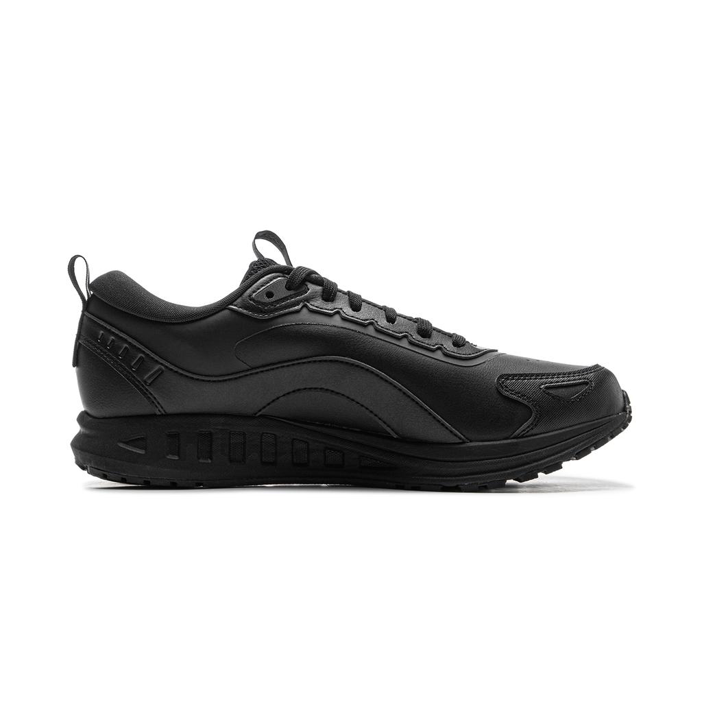 Li-Ning Trendy Fashion Versatile Classic Non-Slip Wear-Resistant Low-Top Casual Running Shoes Men Sneaker Black AGLU313-2