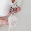 1 Piece Women Backpack Decoration Korean Ins Angel Wing Keychain Y2K Japanese Magical Girl Star Keychain Bag Charms Car Keyring