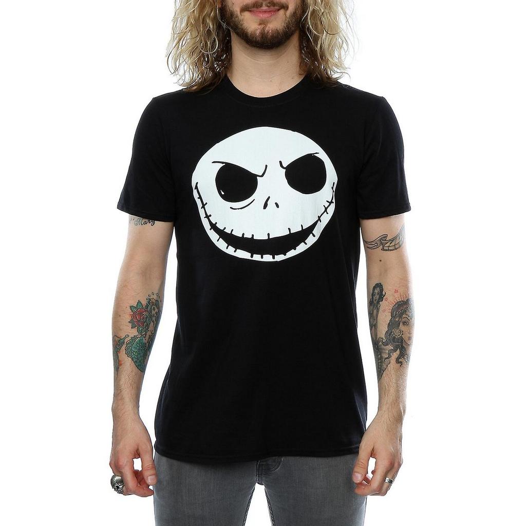 Nightmare Before Christmas Mens Jack Skellington Cotton T-Shirt