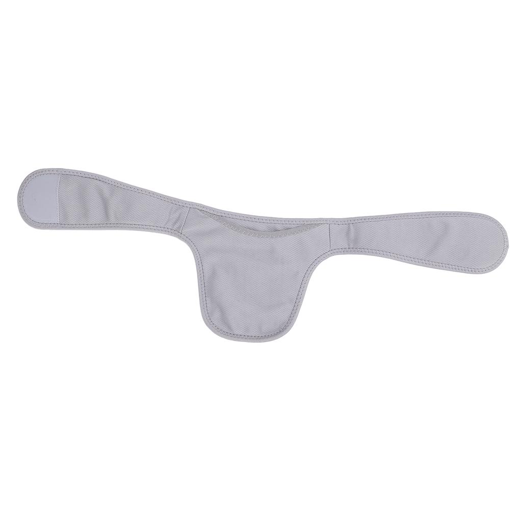 Neck Heating Pad Portable Electric Heated Wrap with Vibrating Hot Compress USB Plug in Grey