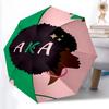 Автоматический зонт AKA logo9 Print, 8 спиц, железный каркас, пластиковая ручка, подходит для путешествий на открытом воздухе и на каждый день, идеальный подарок